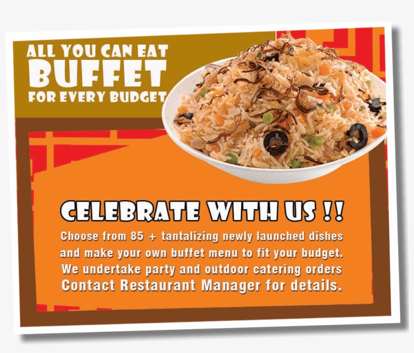 Banner-buffet - Biryani, transparent png