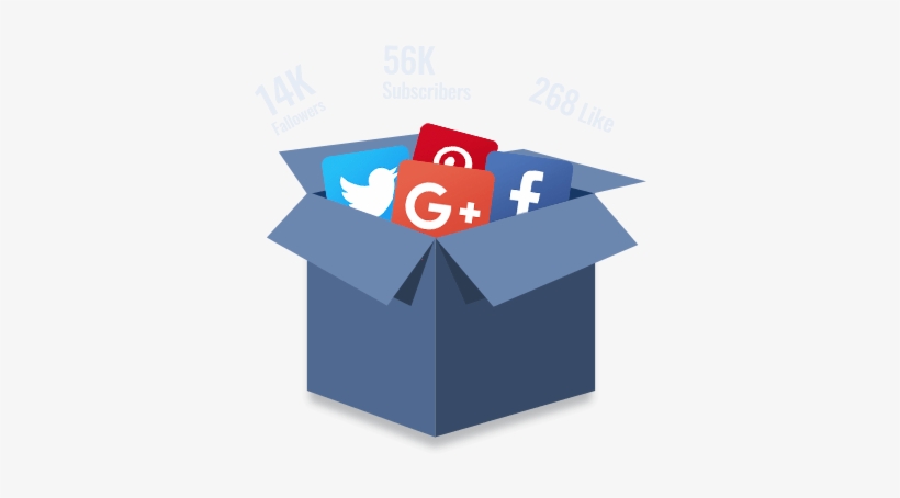 Better Social Counter - Social, transparent png