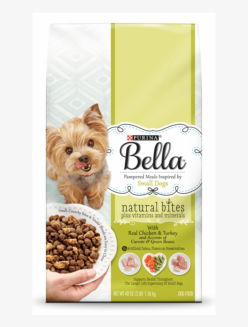 Bella Dry Dog Food Chicken And Turkey - Purina Bella Dry Dog Food, transparent png