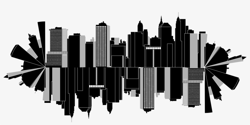 Skyline Elliptical Big Image Png - Cityscape Png, transparent png
