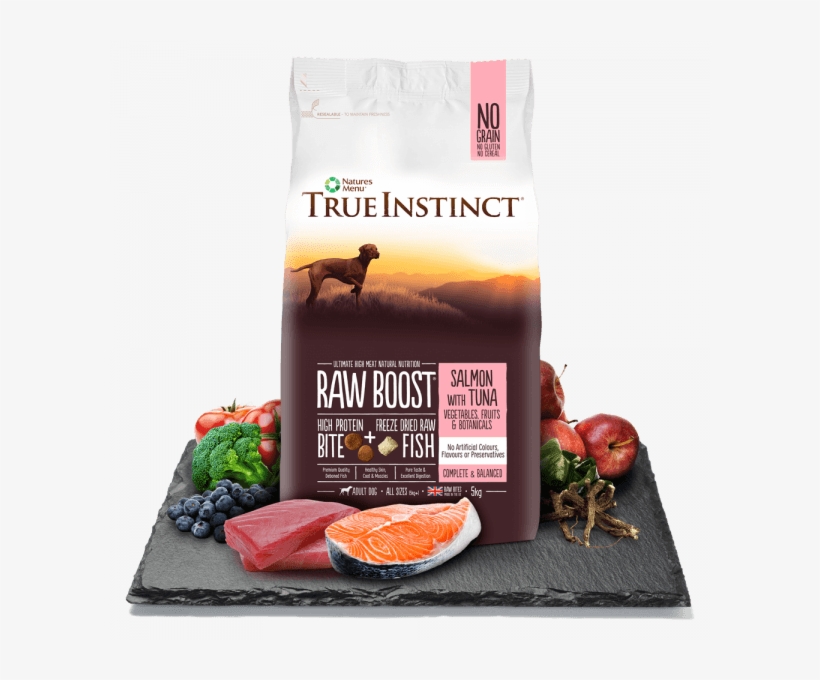 Raw Boost Adult Dog Salmon With Tuna True Instinct Free Range Chicken