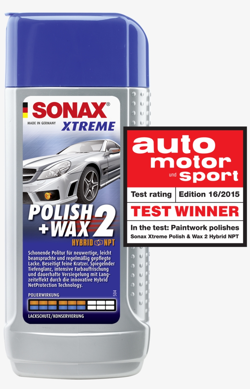 Sonax Xtreme Polish Wax 2 - Sonax Xtreme Polish And Wax 2 Nano Pro (250ml), transparent png