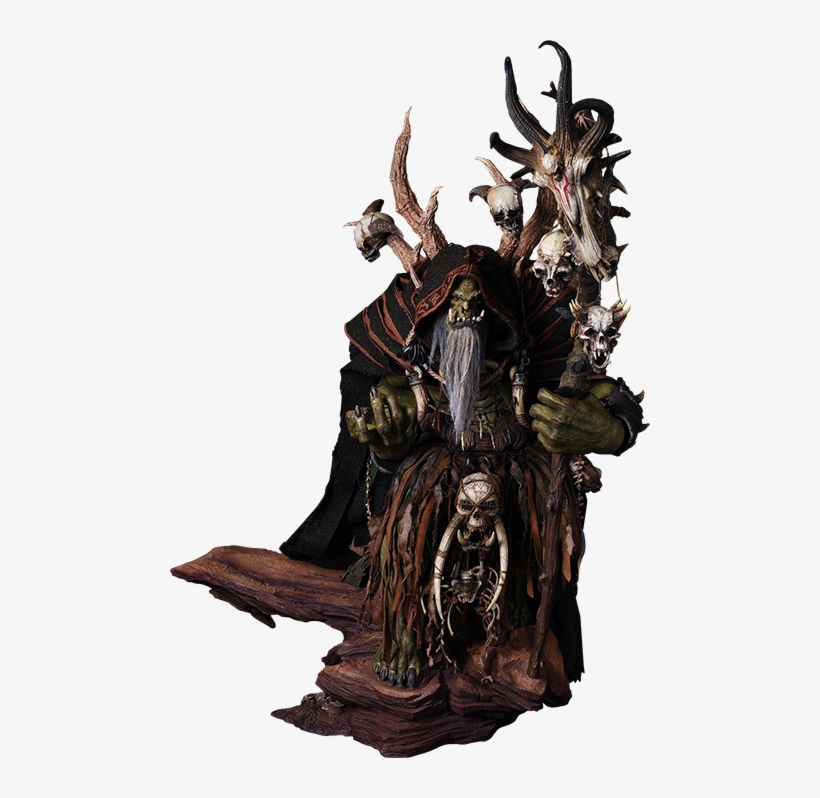 31" Warcraft Statue Guldan - Guldan, transparent png