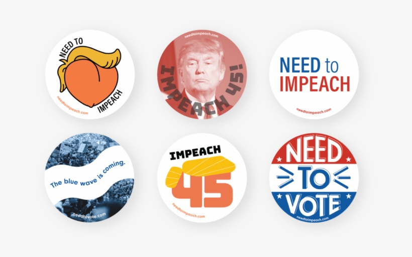 It's The Perfect Way To Show The World You're Ready - Need To Impeach Stickers, transparent png