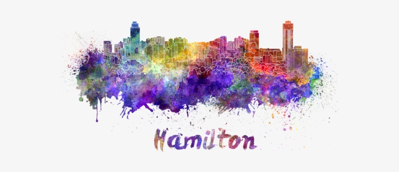 Bleed Area May Not Be Visible - Hamilton Skyline, transparent png