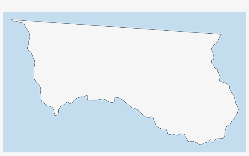 A Plain Frame Map Of Hamilton - Royalty-free, transparent png