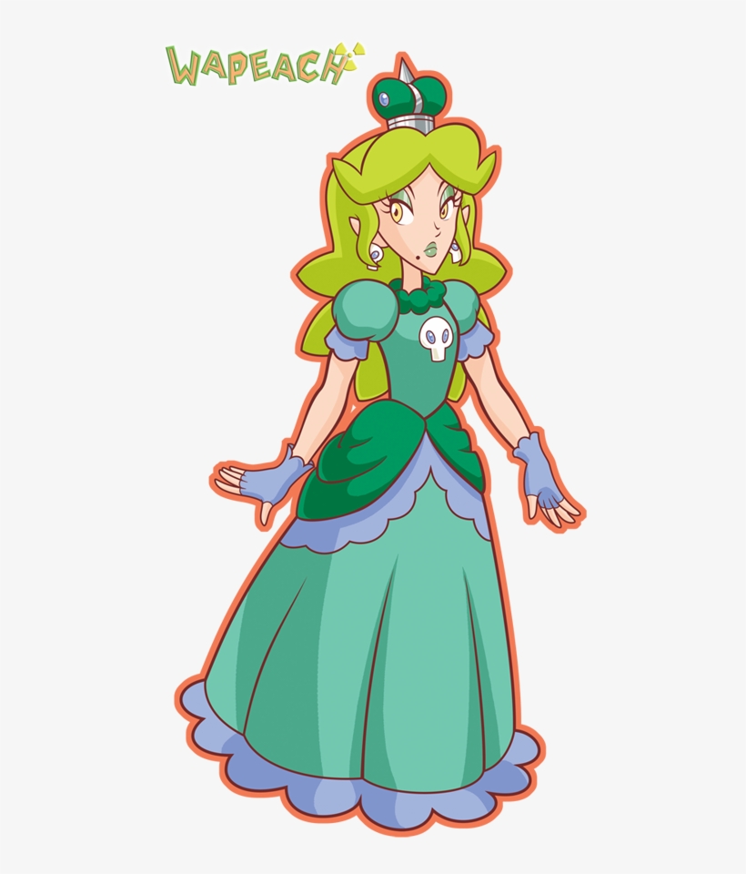 Queen Wapeach By Comfycushion87 - Wapeach Mario Tennis, transparent png