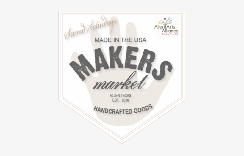 Second Saturday Maker's Market In Allen Call For Artists - Allen Arts Alliance, transparent png