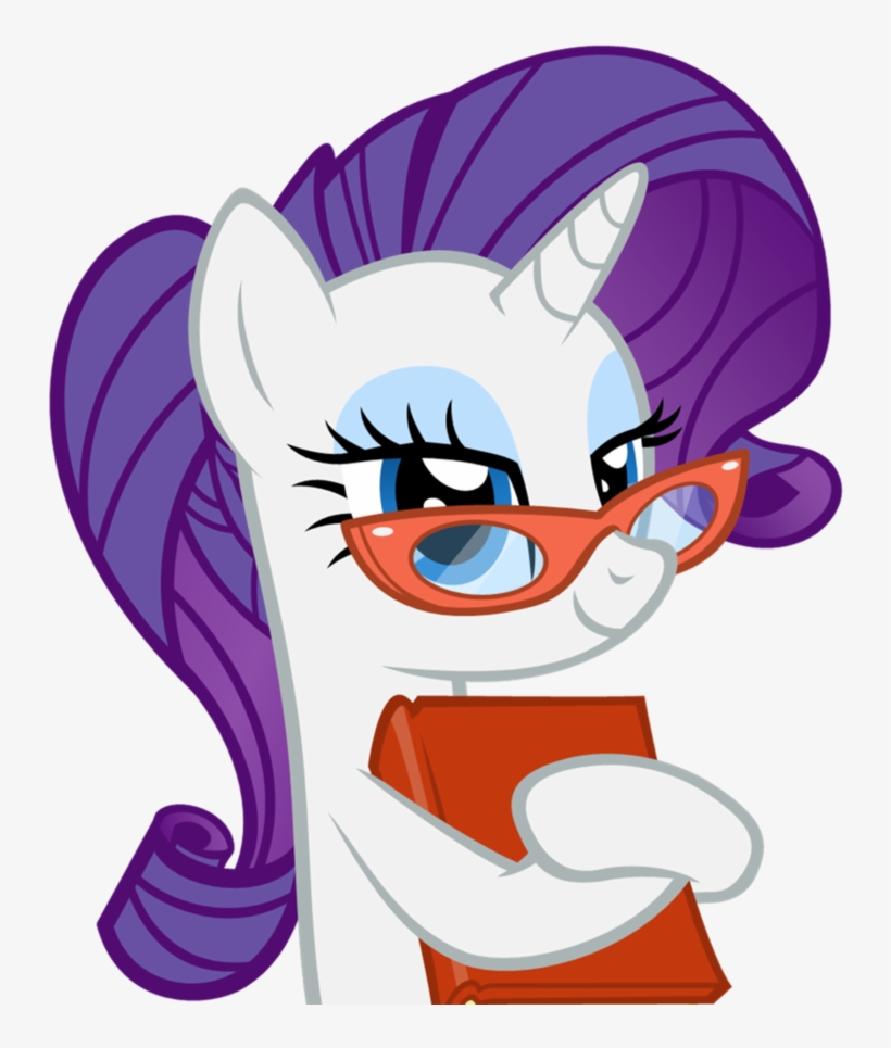 Nerd Rarity By Zacatron94-d7828d1 - My Little Pony Nerd, transparent png