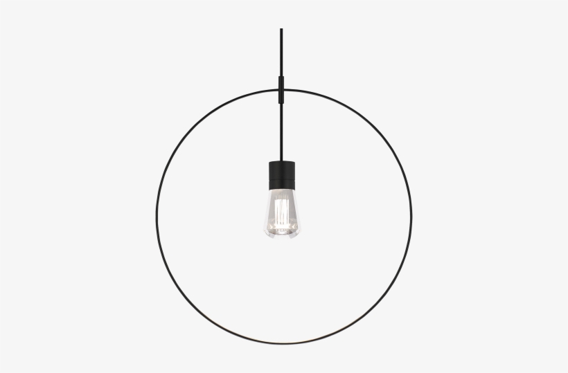 Locus Accessory 13" Small Black - Ceiling Fixture, transparent png