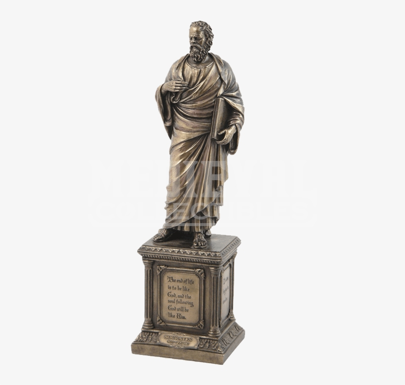 Socrates Statue - Ancient Greek Philosopher Statue, transparent png