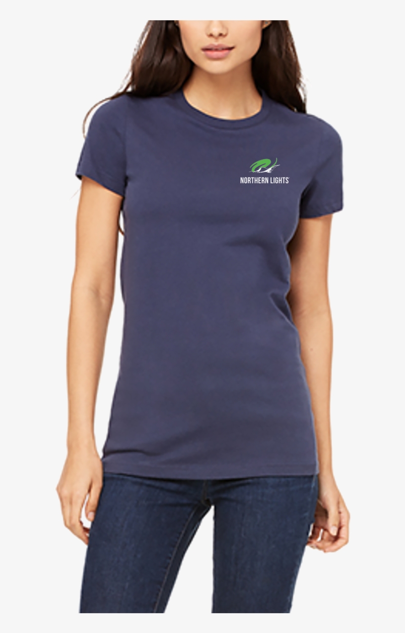 Northern Lights™ Logo Short Sleeve Tee- Navy - Keep Calm And Moonwalk Custom Favorite Tee - 6004, transparent png