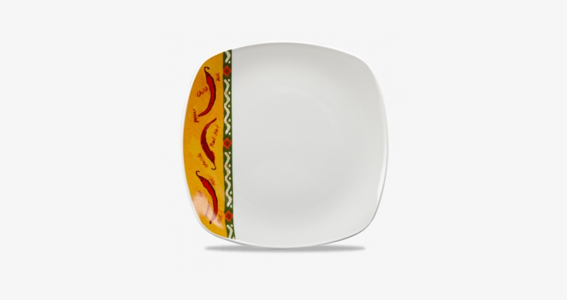 Square Plate - Churchill China Salssp111 Salsa X Squared Square Plate, transparent png