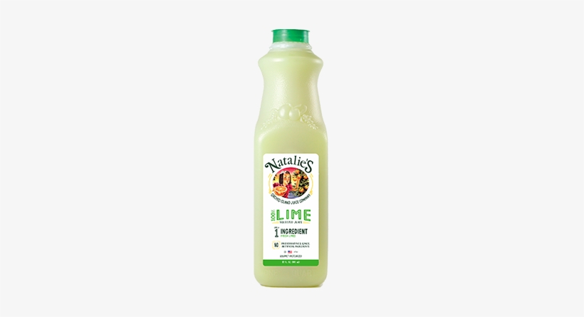 Natalie's Orchid Island Lime Juice 32 Oz - Natalies Orchid Island Juice Company Lemonade, Tea, transparent png