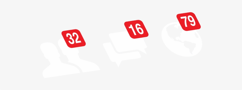 Numbers Social Icons - Facebook Hacked, transparent png