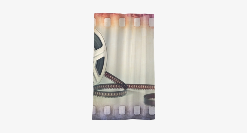 Colorful Film Strip, Film Reel Background Sheer Window - Carr Black Gallery Frame With White Double Mat For, transparent png