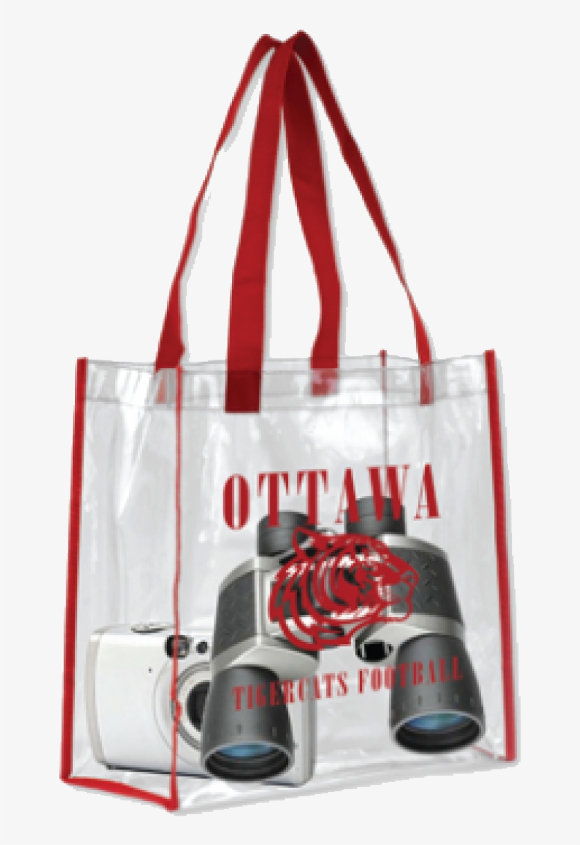 Clear Tote Bags And Cinch Backpacks Are A Simple, Yet - Clear Pvc Stadium Tote Bag (nfl Compliant), transparent png