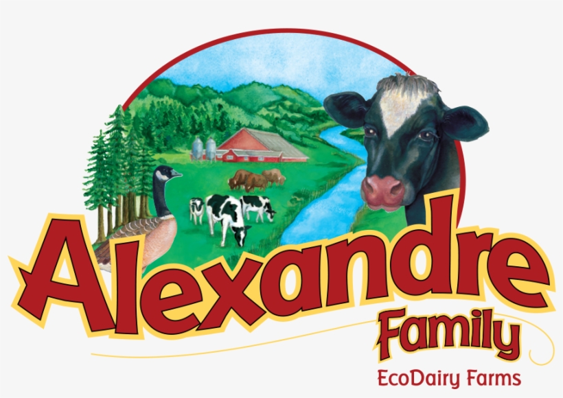 Alexandre Family Ecodairy Farms Organic Dairy Logo - Alexandre Farms, transparent png