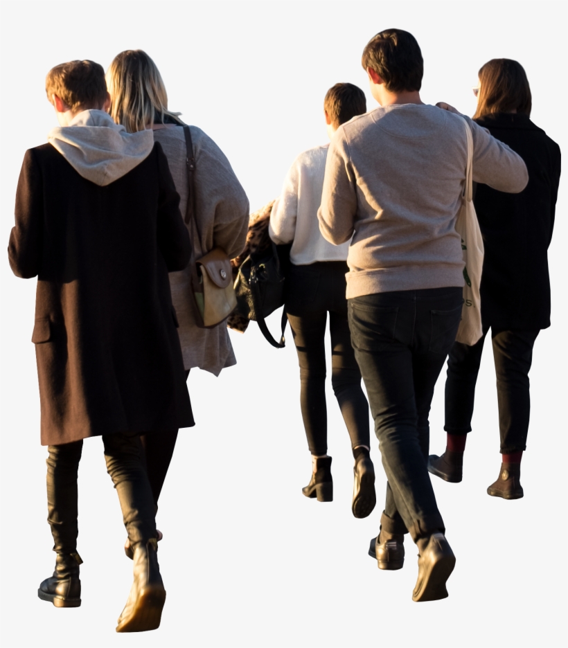 Related Products - People Walk Back Png, transparent png