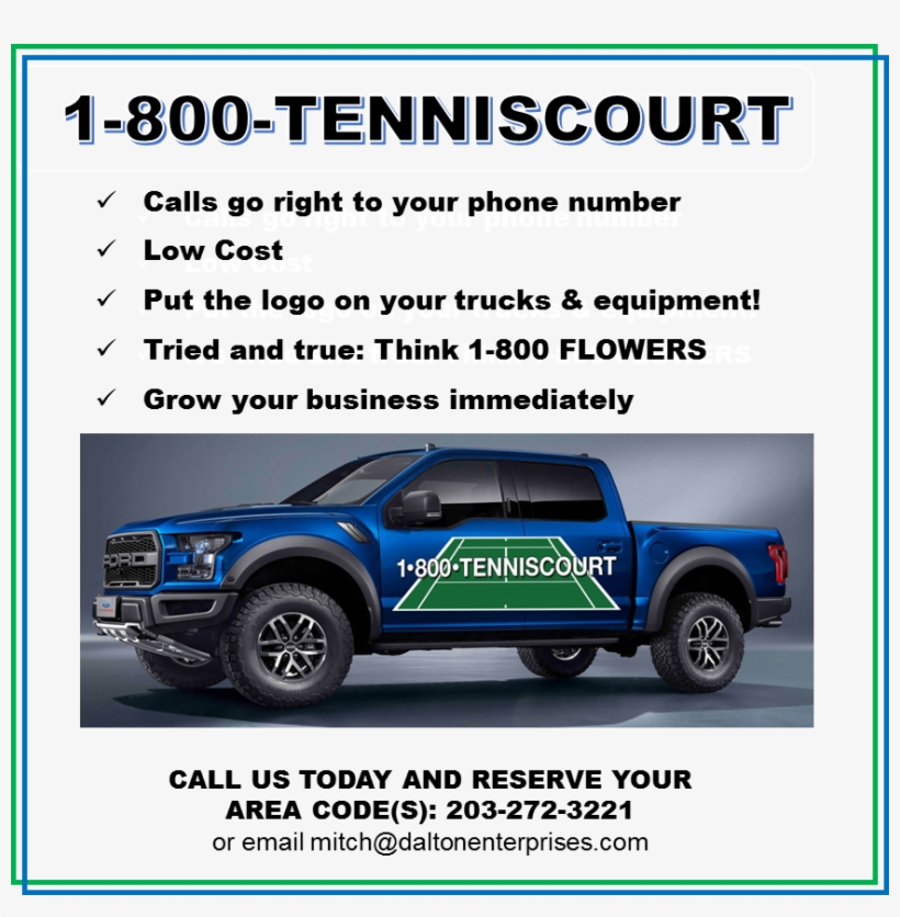 The 1 800 Tenniscourt Network Will Launch March 1st - United Site Services, transparent png