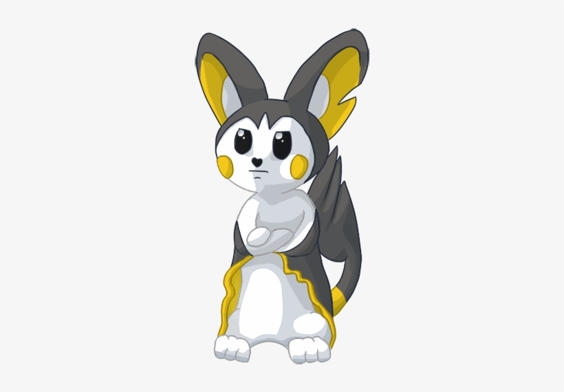 Emolga - Digital Art, transparent png