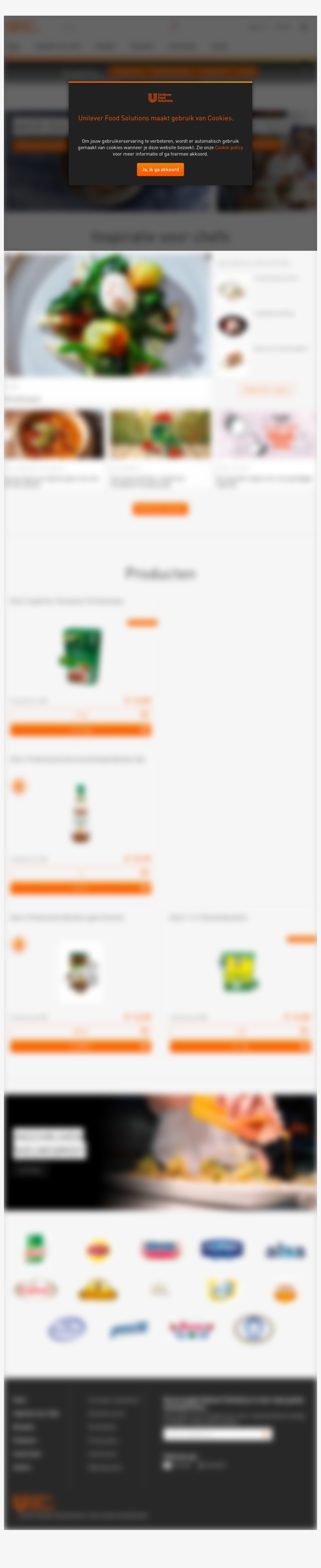 Unilever Food Solutions Nederland Website History - Parallel, transparent png