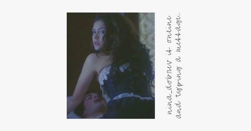 Post By Nina Michaela Dobrev On Feb 13, 2010 At - Damon Salvatore And Katherine Pierce, transparent png
