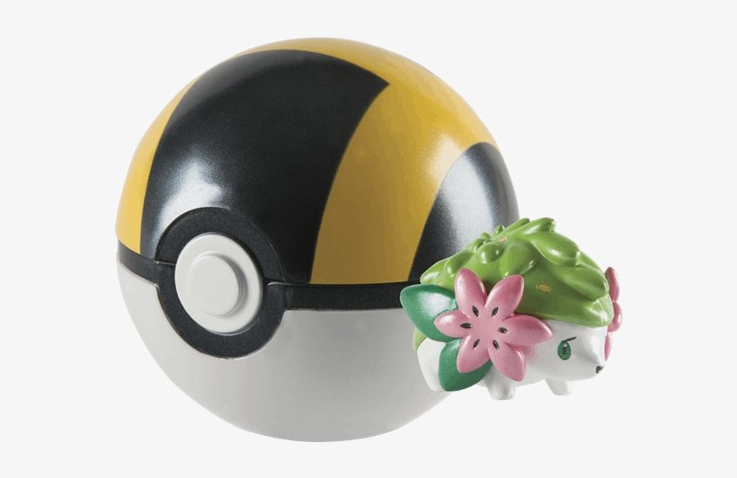Shaymin & Ultra Ball Clip N Carry Mythical Poke Ball - Pokemon 20th Anniversary Clip 'n' Carry Pokeball, transparent png