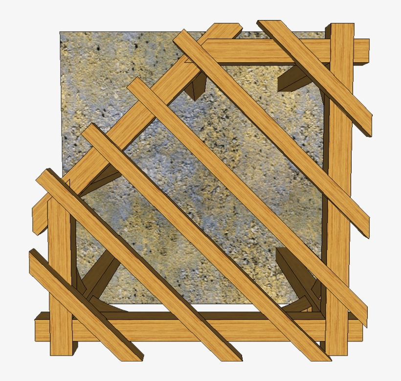 Plan View Angled Pergola T1 - Plank, transparent png