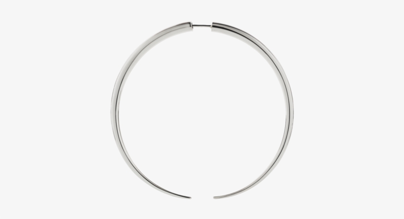 Crescent Hoop Earring - Bangle, transparent png