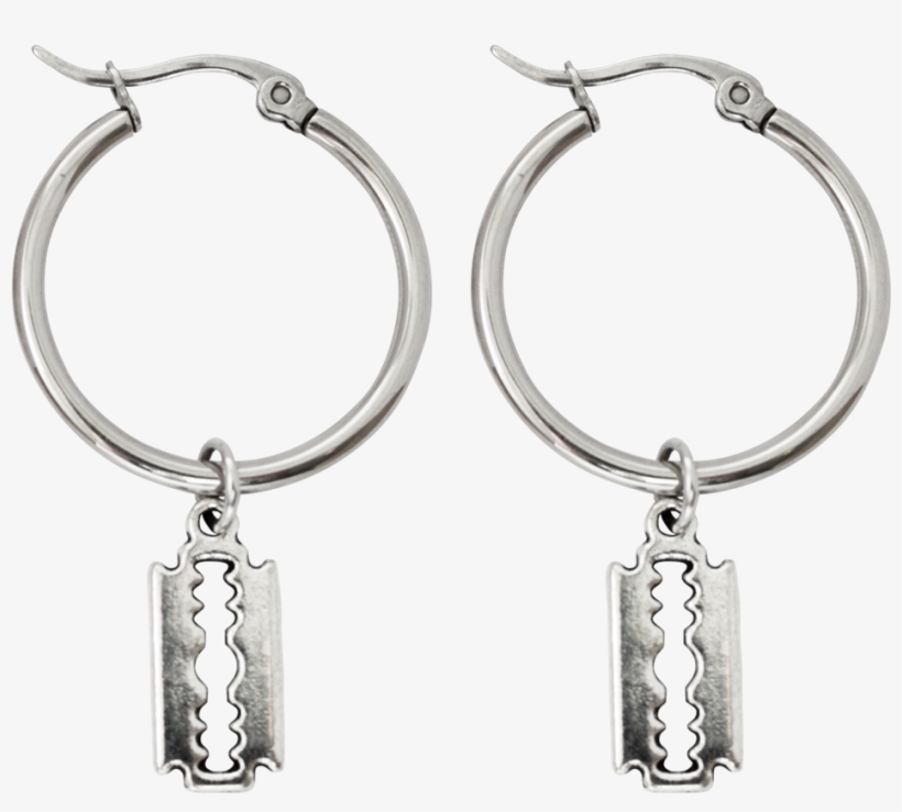 Image Of Broken Hoop Earrings - Earring, transparent png