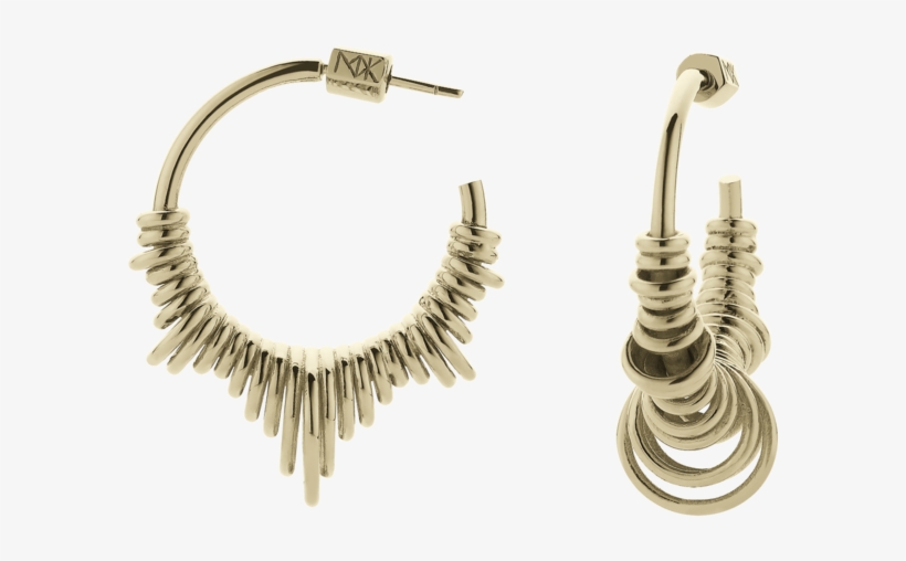Women's Meadowlark Revival Medium Hoop Earrings, transparent png