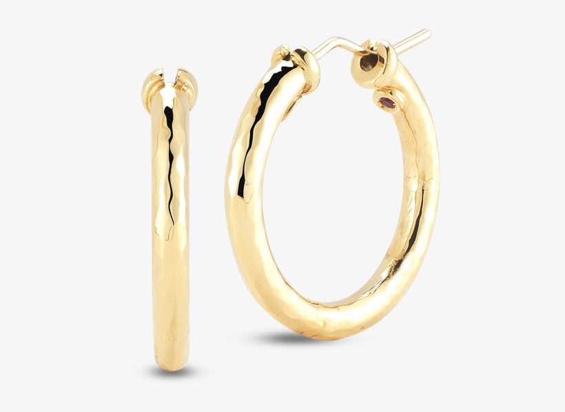 Roberto Coin Designer Gold 18k Yellow Gold Small - Roberto Coin Designer Gold Small Hammered Yellow Gold, transparent png