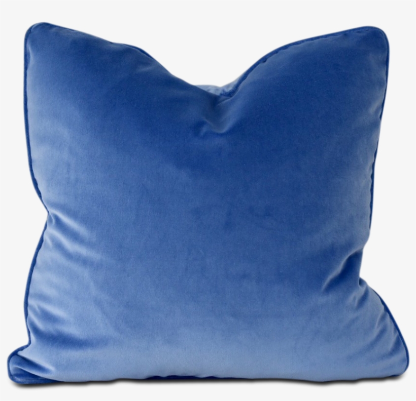 Cobalt Blue Velvet Pillow No - Throw Pillow, transparent png
