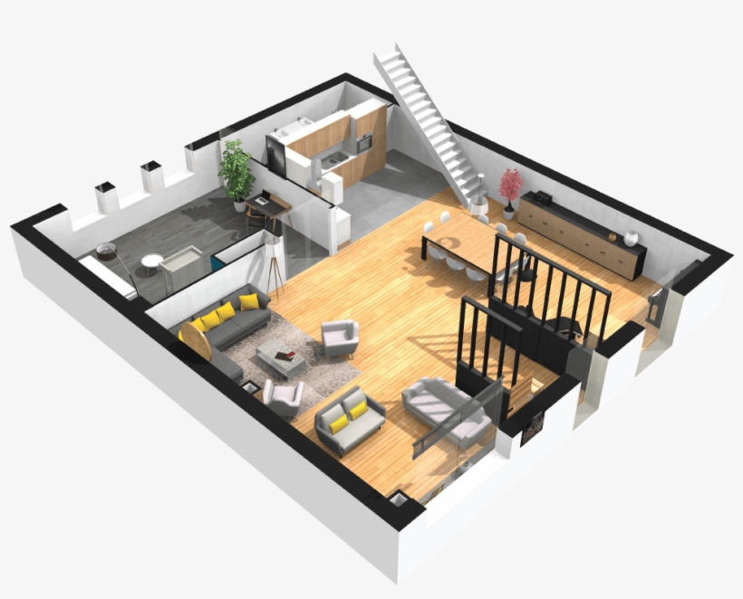 Create Your 2d Plan - Homebyme, transparent png