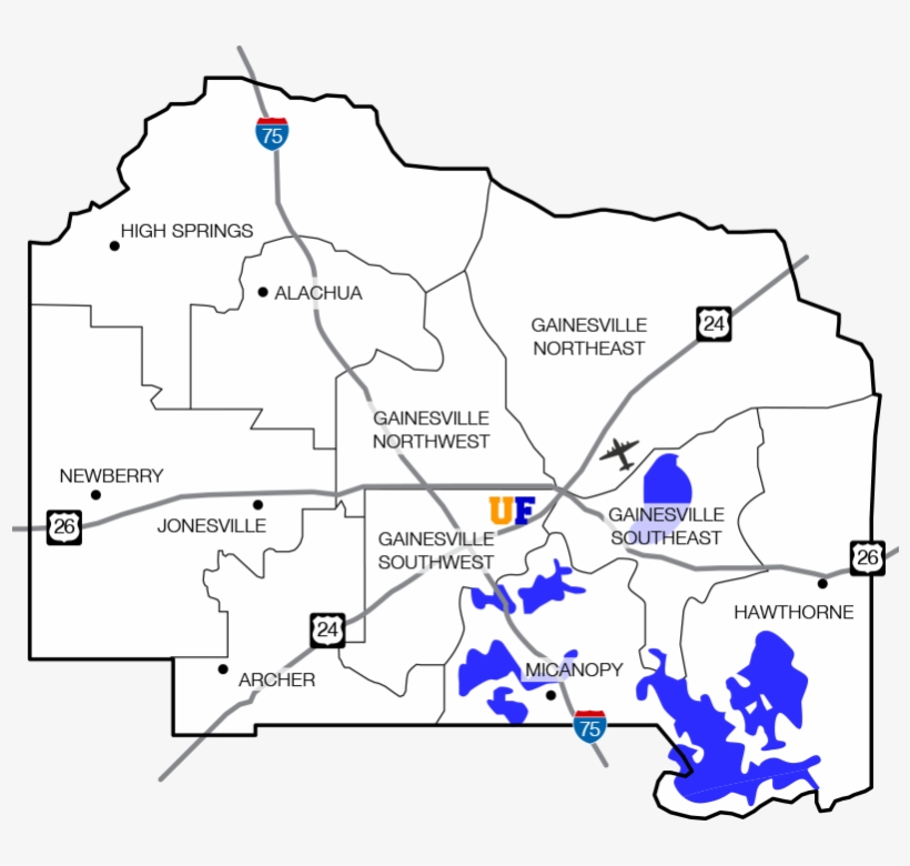 If Searching By Area, Click The Area On The Above Map, - Gainesville Neighborhoods, transparent png