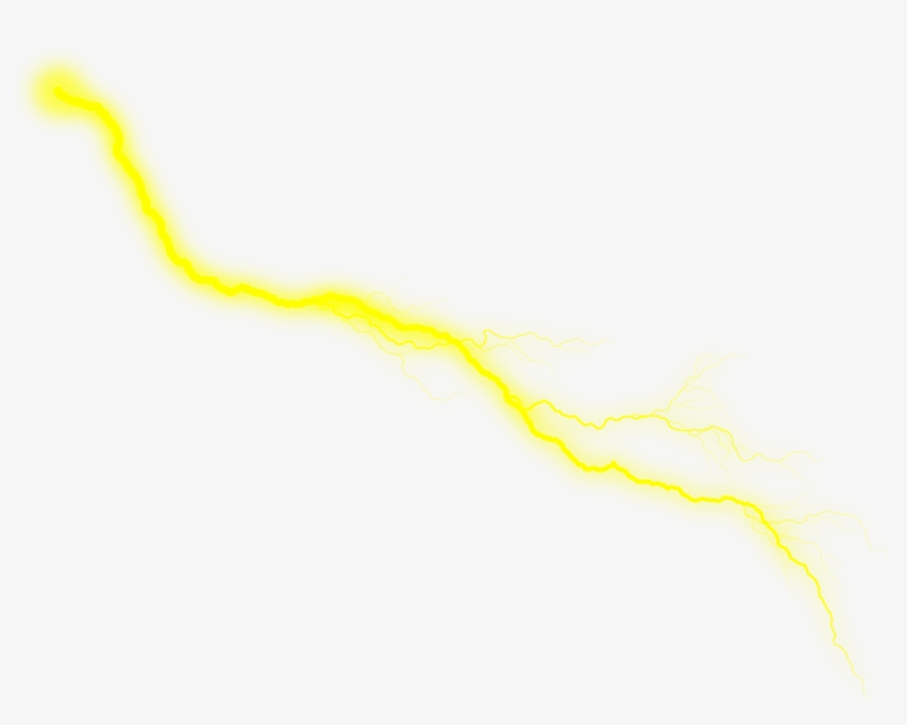 Historia De La Electricidad - Rayos Electricos Amarillos Png, transparent png