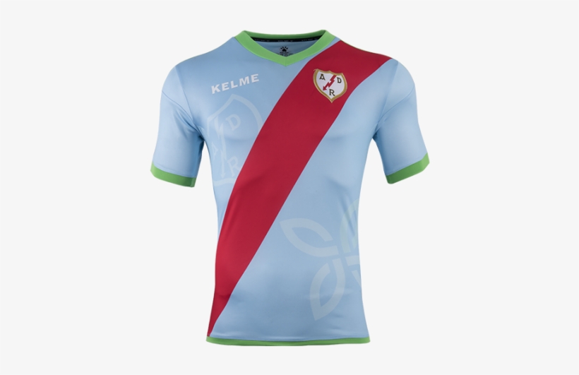 18-19 Rayo Vallecano Third Away Blue Soccer Jersey - Football, transparent png