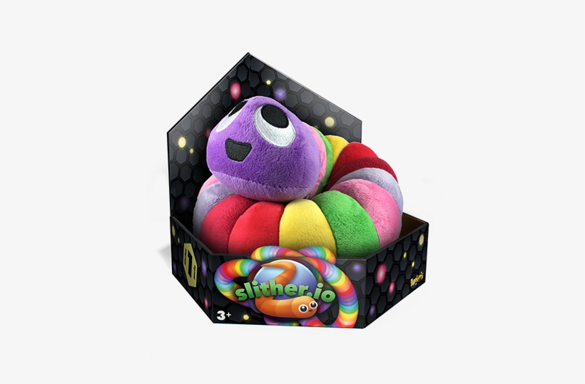 Slither - Io - Slither Io Plush Rainbow, transparent png