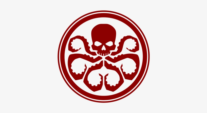 Red Skull Captain America Hydra Logo Symbol - Octonauts Hydra, transparent png