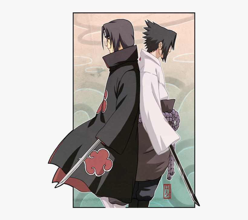 No Caption Provided - Sasuke And Itachi, transparent png