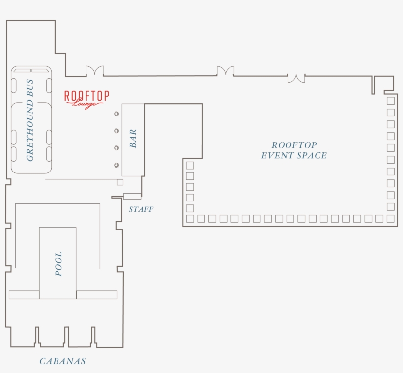 Diagramrooftop Diagram At Bobby Hotel In Nashville - Diagram, transparent png