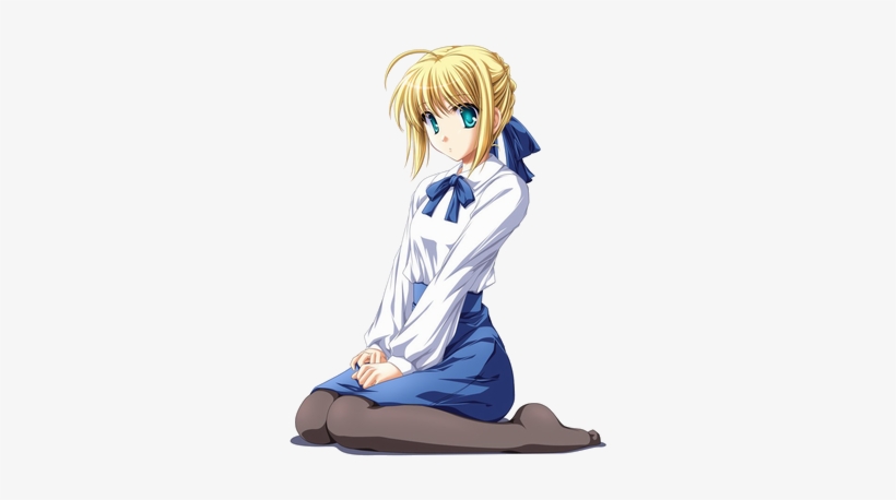 Someone Can Post A Saber Pic, I'll Be Nice - Fate Stay Night Saber, transparent png