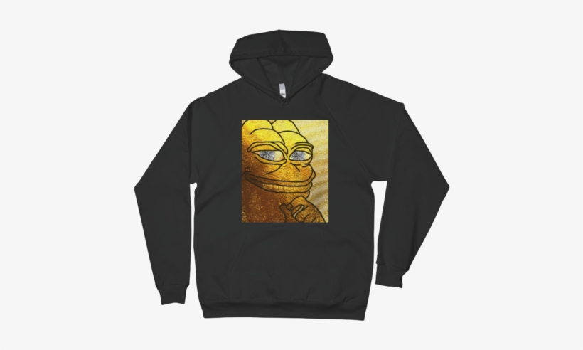 Golden Pepe Limited Edition Sweatshirt - You Can't Think And Hit, transparent png