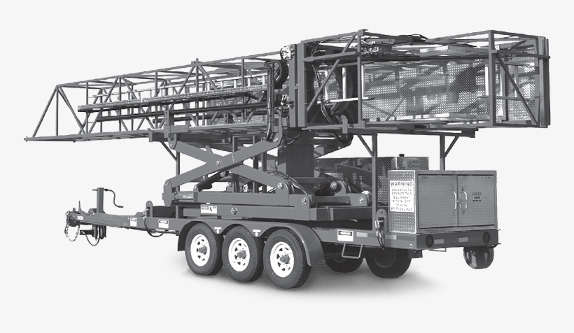Trailer-mounted Hydra Platform - Hydro Platform, transparent png