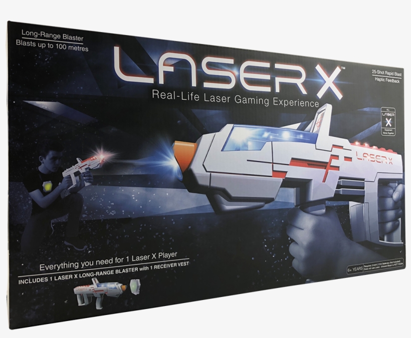 Laser X Long Range Blaster, transparent png