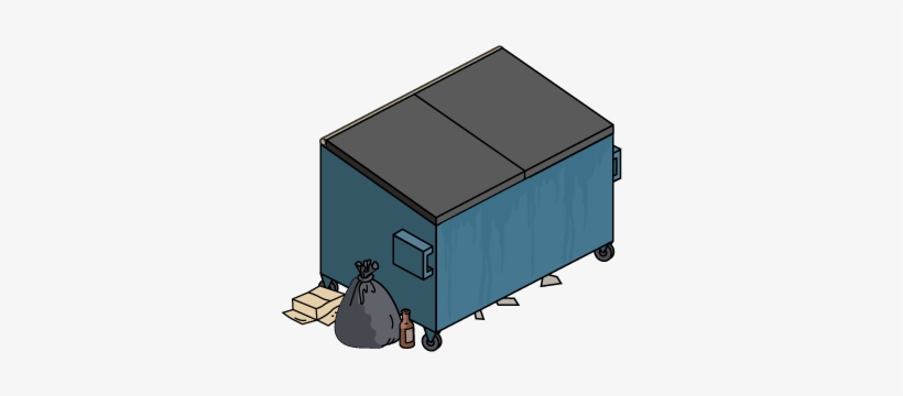 Decoration Dumpster Blue Thumbnail@4x - Illustration, transparent png