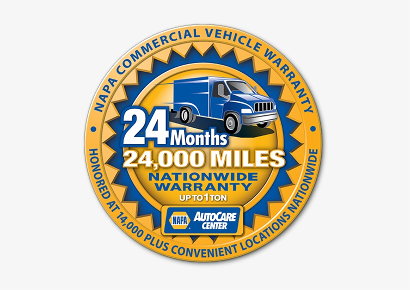500xtruck24 24 Pom Warranty Logo Copy - Napa Auto Care Center Promotions, transparent png