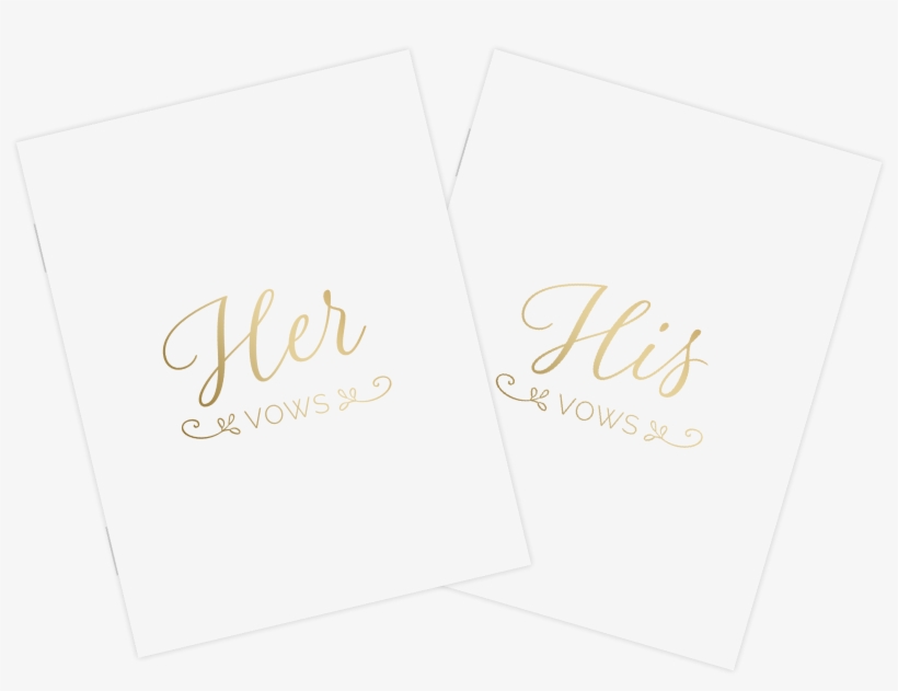 Vow Book Mockup His And Hers Cropped V=1536862346 - Calligraphy, transparent png