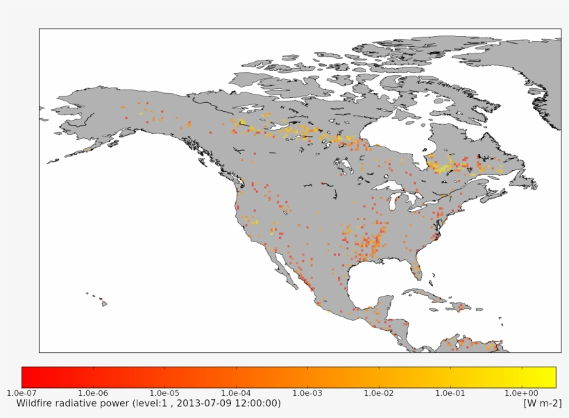 Land Area North America, transparent png